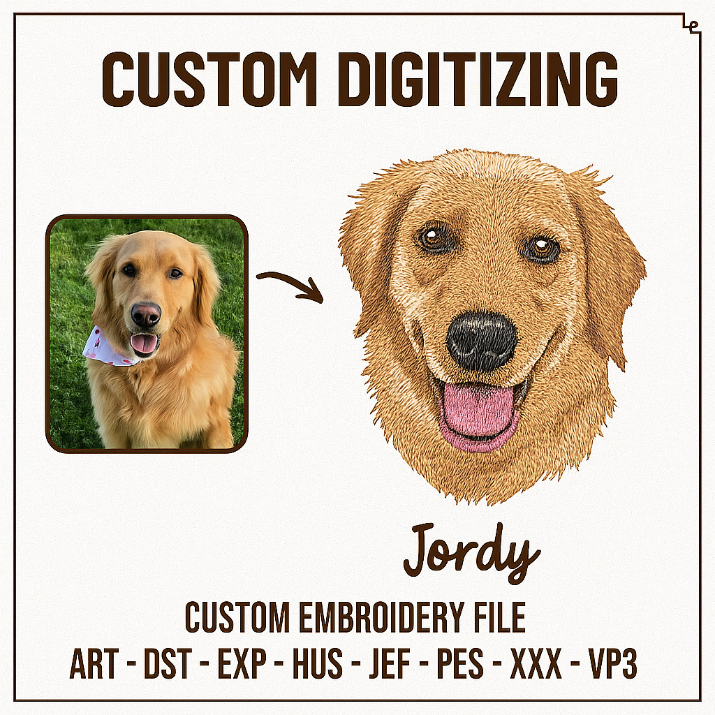 Custom Embroidery Digitizing Service – Starting at $1