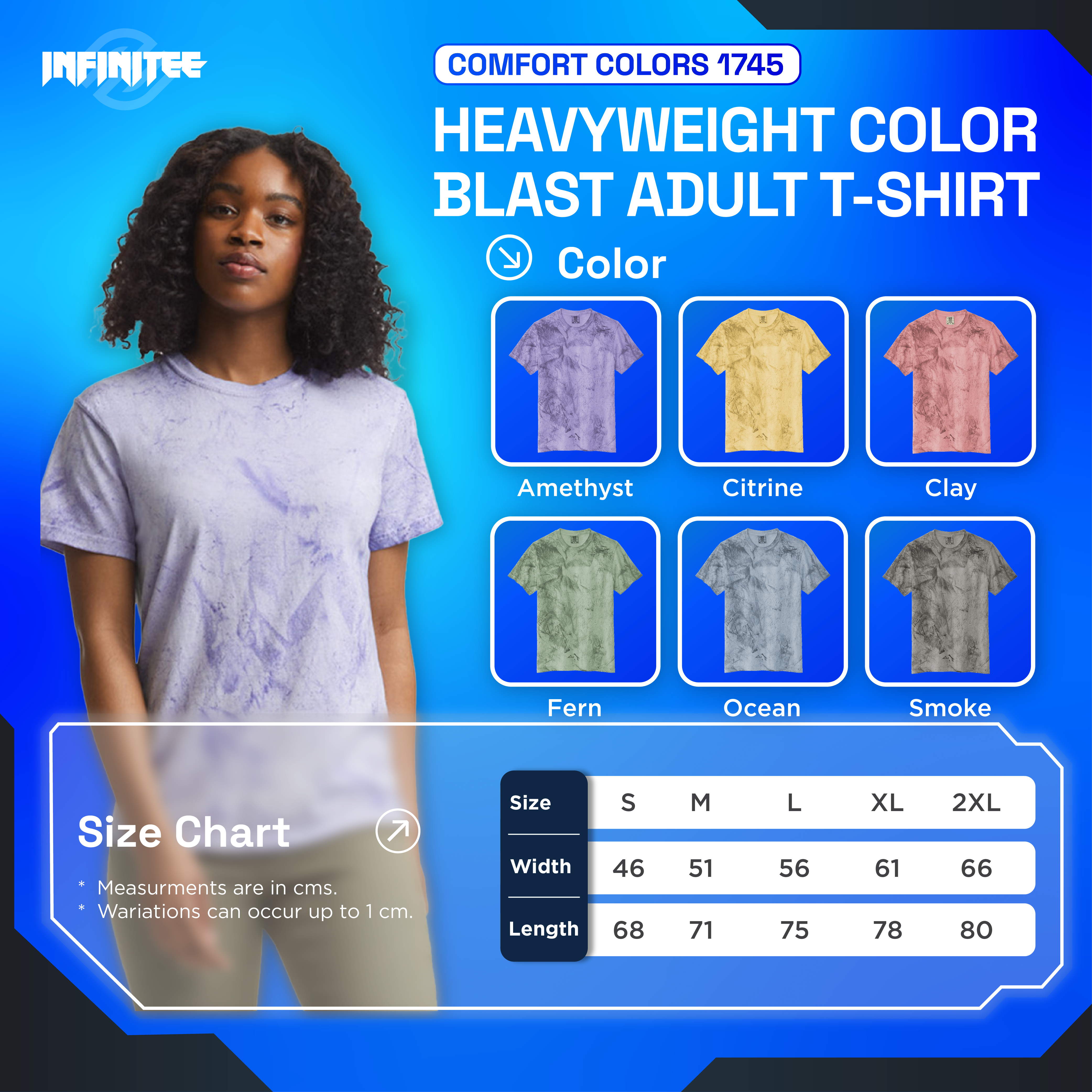 Printing - T-Shirt 1745 Comfort Colors®