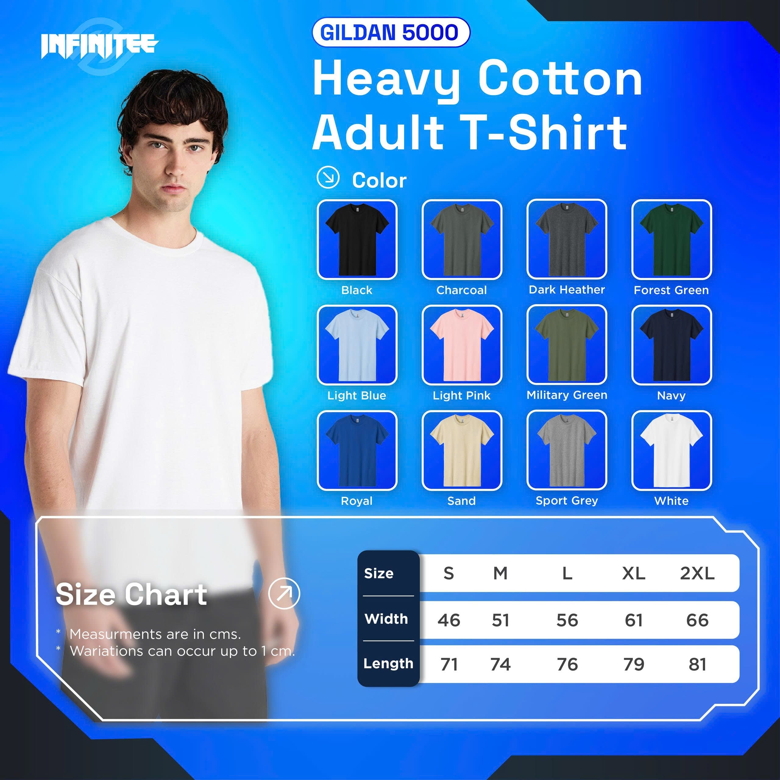 Printing - T-Shirt Gildan 5000